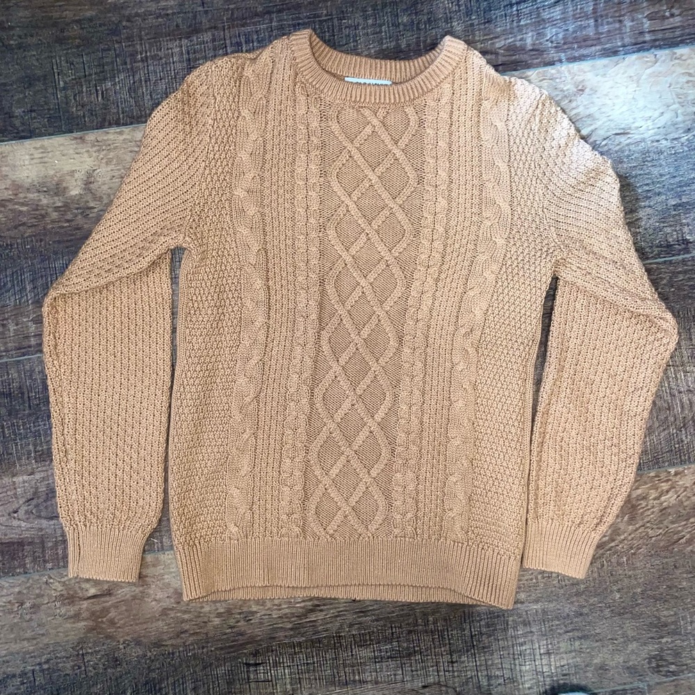 Old Navy Men's Crewneck Sweater - Camel L(10-12)
